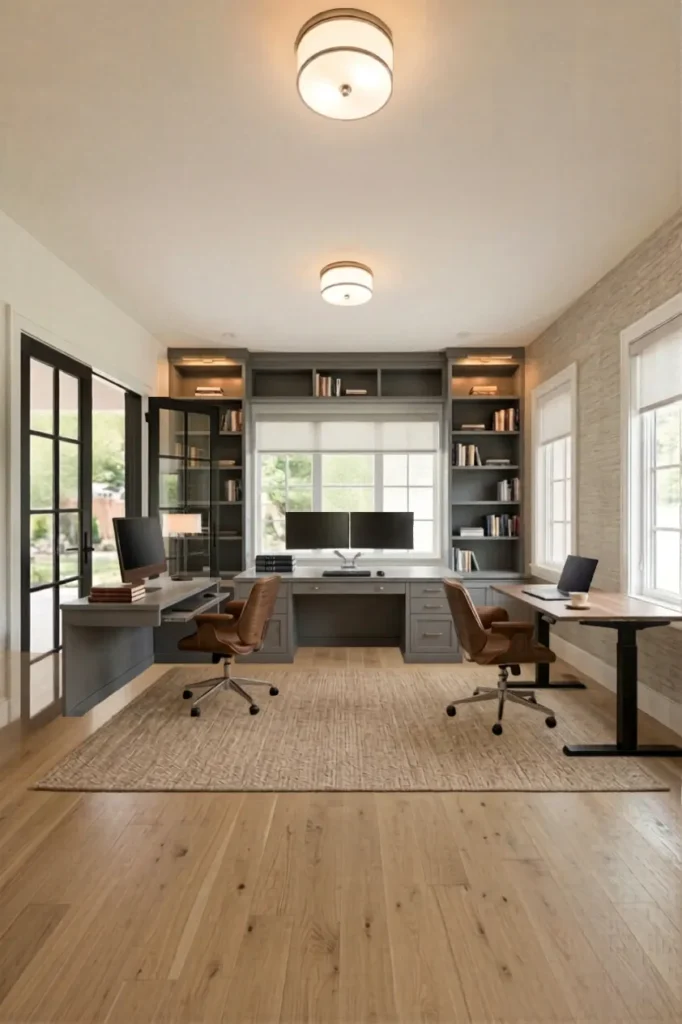 how to go from empty room to dream office
