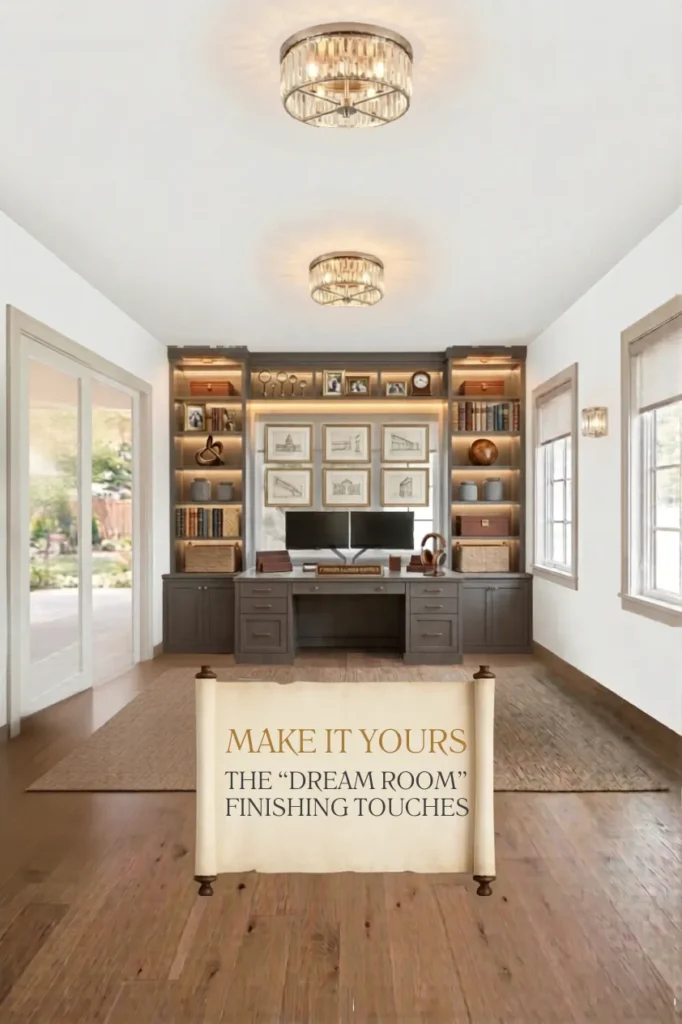 how to go from empty room to dream office