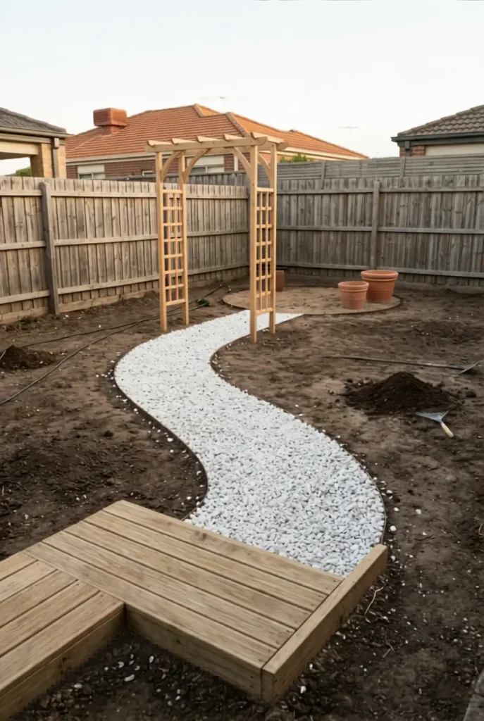 Create Paths and Rooms how to design a garden from a blank canvas