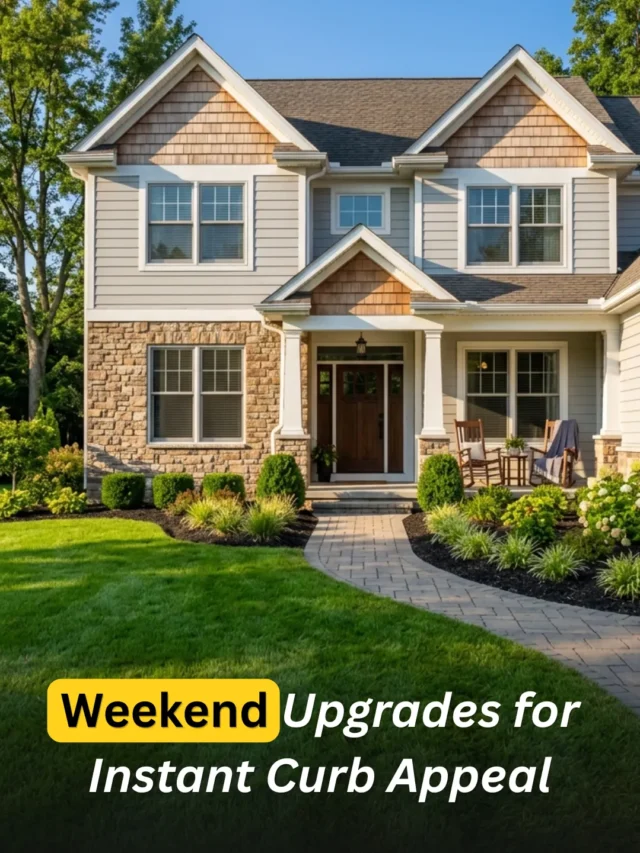 5 Weekend Upgrades for Instant Curb Appeal