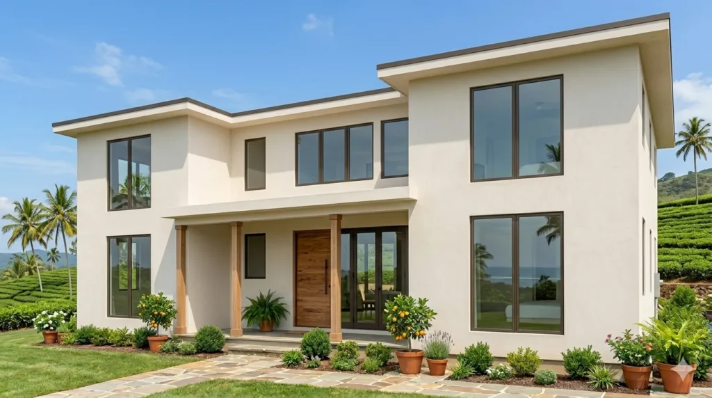 Shutters on modern homes do they still work – step 5 an ultra minimalist modern home with no shutters, featuring clean floor to ceiling windows.