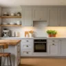Small kitchen layout ideas that maximize every inch – featured image of a bright, efficient kitchen with light cabinets, open shelves, and compact island.