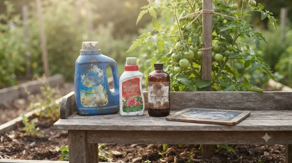 How to grow massive tomatoes – step 3 watering at the base with drip irrigation to prevent disease.
